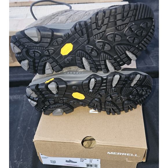 New Merrell Moab 3 Waterproof Hiking Shoes / Granite / Women's 6 - Picture 2 of 3